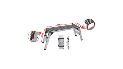 Obrázok produktu pre KS TOOLS Aluminium-Sicherheits-Laufbühne L1000xB405xH480mm 800.0960