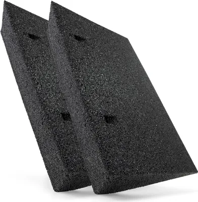 Produktbild von 2x Autorampe Gummi schwarz 500x290x110 mm Rollstuhlrampe Gummikeil