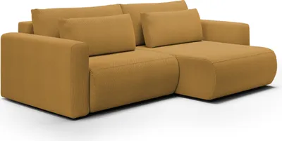 Produktbild von KEF Ecksofa Clinton – L-Form – 240x70x149 cm – Polstermöbel für Wohnzimmer – Liegefläche 135x200 cm – Mit Schlaffunktion – Linksseitig - Curio 48