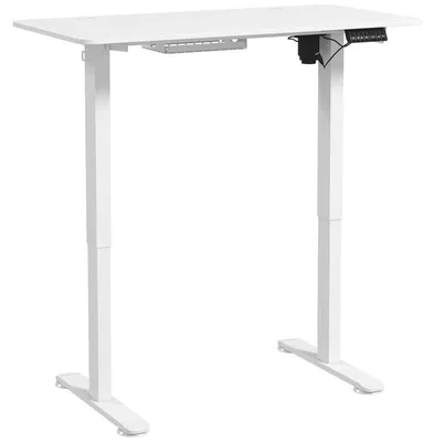 Obrázek produktu pro Elektrický výškově nastavitelný psací stůl | Barva: bílá | Rozměry: 120x60x72-116 cm