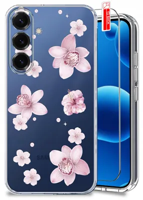Produktbild von Hülle für Samsung S25 FE – Modische, coole, niedliche und farbenfrohe Designs – Clear Case + Displayschutzfolie