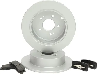 Produktbild von 2x BREMSSCHEIBEN mit Anti-Quietsch-Blech + BREMSBELÄGE HINTEN