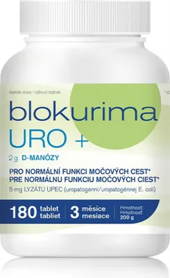 Productafbeelding van Blokurima URO+ 180 tabletten
