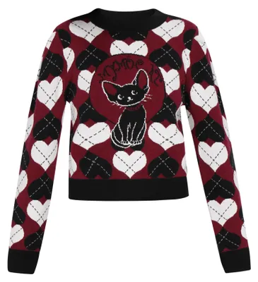 Image de Pull pour femmes ASHDOWN - noir, taille XL/XXL