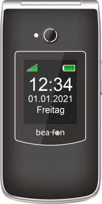 Zdjęcie produktu dla Beafon SL645, Telefon z klapką, Jedna karta SIM, 7,11 cm (2.8"), 3 MP, 1000 mAh, Czarny, Srebrny