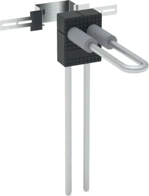 Produktbild von Geberit GE FlowFit Anschlussbox, Typ L, d 16 mm, mit Befestigungsblech, 1 Stk.
