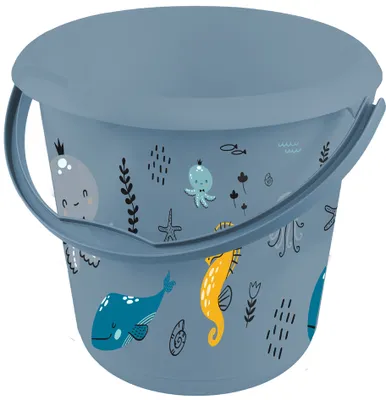 Produktbild von keeeper Deco-Putzeimer ilvie "Sealife" rund 10 Liter