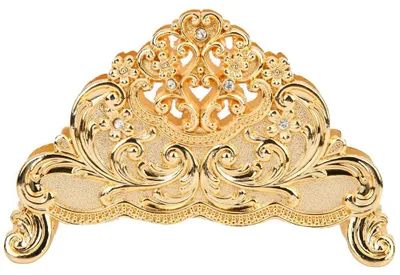 Metall-Serviettenhalter Gold, eleganter Tischspender, 1 Stück