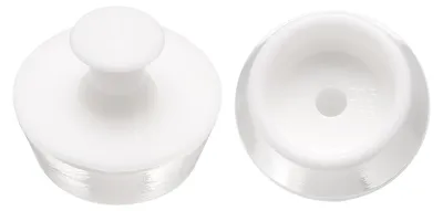 Produktbild von Abflussstopfen aus Silikon - 2 Stück - Für Badewannen und Waschbecken - 28 mm bis 30 mm