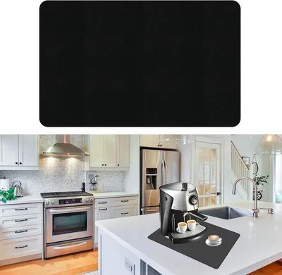 Obrázek produktu pro Rychleschnoucí podložka – na nádobí a kuchyňské náčiní – 30 x 40 cm – černá