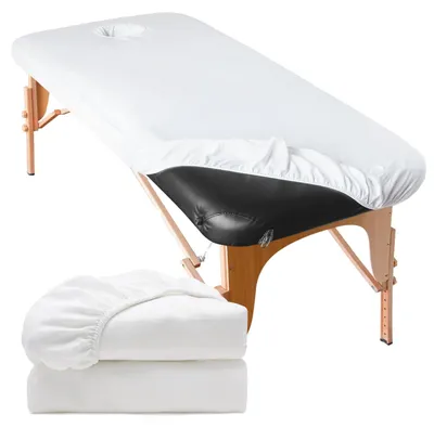 Produktbild von Set von 2 Massagestuhlbezügen mit Loch 70 x 190 cm