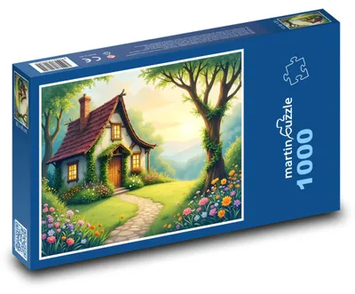 Obrázok produktu pre Puzzle 1000 Kúzelné chalúpky na vidieku - martinpuzzle