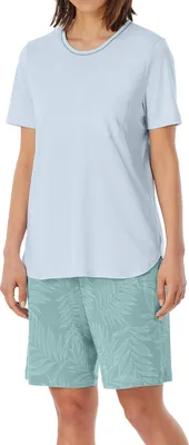 Produktbild von Schiesser Damen Shorty Comfort Nightwear - jade - Größe 44