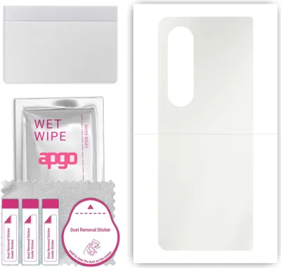 Produktbild von apgo Rückseite Schutzfolie, Matt, kompatibel mit Samsung Galaxy Z Fold4, Hinten Hydrogel-Displayschutzfolie mit Positionierhilfe, kratzfest, einfache Montage