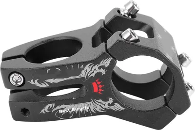 Zdjęcie produktu dla 31,8 mm wytrzymała kierownica roweru szosowego ze stopu aluminium wspornik kierownicy czarny