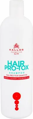 Zdjęcie produktu dla Kallos Hair Pro-Tox Szampon z Keratyną Kolagenem i Kwasem hialuronowym, 500 ml