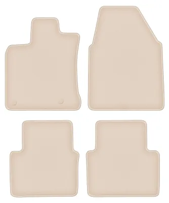 Immagine prodotto di Tappetini in velluto PREMIUM beige compatibili con Nissan Qashqai I J10 (szeroki) (2007-2013, crossover) – con fissaggi – su misura