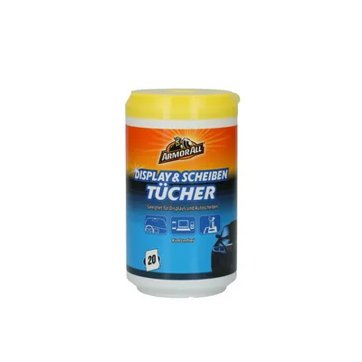 Produktbild von Armor All Display & Scheiben 20 Tücher - Kratzerfrei (1er Pack)