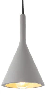 Produktbild von Hängelampe, E27, Lampe Für Wohnzimmer Esszimmer Küche, Höhenverstellbar Farbe Beton-Grau