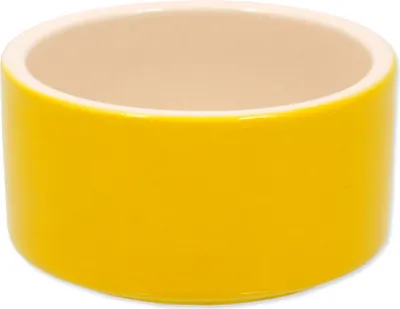 Zdjęcie produktu dla SMALL ANIMALS ceramiczna miska dla królików żółta 10 cm