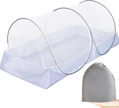 Produktbild von Moskitonetz 200 x 100 x 73 cm, Pop-Up Mückennetz, faltbares Zelt, für Reisen