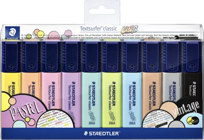 Produktbild von STAEDTLER Textmarker Textsurfer classic pastel 10er-Set retail