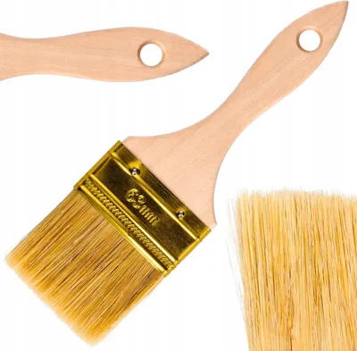 Produktbild von Halbenglischer Pinsel 63 mm breit, mit dichten Schweineborsten, für alle Farben und Lacke