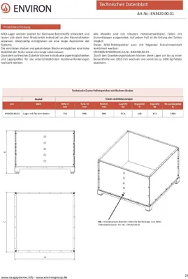 Productafbeelding van MIDI-pelletopslag met platte bodem – modulaire uitbreiding mogelijk tot 1400 kg