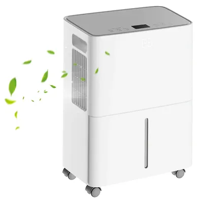 Immagine prodotto di Deumidificatore d'aria - Deumidificatore elettrico per uso domestico - 1600 ml - 220 V - 14 W - ≤10 dB - Silenzioso - Adatto per bagno e cantina