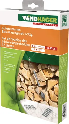Zdjęcie produktu dla Zestaw mocujący Windhager do plandek 12 szt