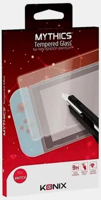 Produktbild von Konix 61881107324, Displayschutz, Nintendo Switch, Transparent, Gehärtetes Glas, Schlagfest, Kratzresistent, 9H