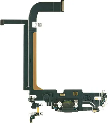 Produktbild von Ladebuchse Mikrofon für Apple iPhone 13 Pro Max - Ladeanschluss Flex Kabel Leitung Schwarz