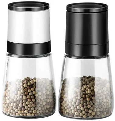 Obrázek produktu pro Ruční mlýnek na pepř, přenosný mlýnek na koření, mlýnek na sůl a pepř