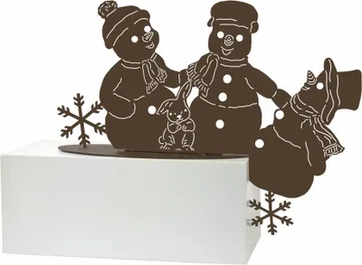 Immagine prodotto di Goebel Weihnachten Winterfreunde Gartendekoration, Terassedekoration, Garten Dekoration, Winterdeko, Metall, 50 cm, 66703271