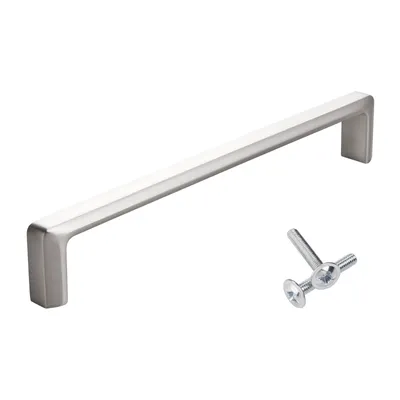 Produktbild von SOTECH Möbelgriff CLAUDIO Schrankgriff – Bohrabstand 160 mm, Edelstahloptik (10 Stück)