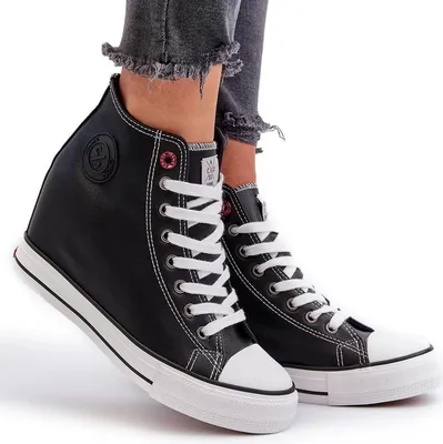Produktbild von Damen Keilabsatz Sneaker Cross Jeans NN2R4005 Schwarz 41