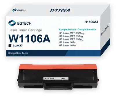 Produktbild von Toner kompatibel mit HP W1106A 2.000 S. Laser MFP 137fwg 135ag 135wg 107a 107w