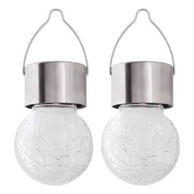 Imagen del producto de 2x Lámpara solar Rabalux Yola, 1 lúmen, IP44, color: cromo satinado, LED de 0,06 W, modelo 7850