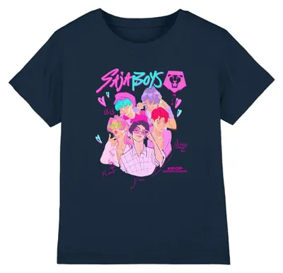 Produktbild von K-Pop Demon Hunters - T-Shirt für Kinder TV42980 (140-146) (Marine)