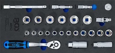 Obrázek produktu pro BGS technic Tool Tray 1/3: Socket Set, 1894 mm, 1,89 kg