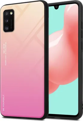 Immagine prodotto di Cadorabo custodia per Samsung Galaxy A41 custodia protettiva in nero custodia del telefono cellulare custodia TPU cover vetro temperato custodia