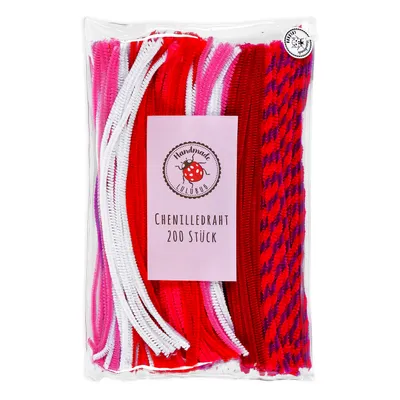 Image de Handmade LULUBUG 20012 Handmade LULUBUG Pfeifenreiniger mehrfarbig Love Rose 200 St.