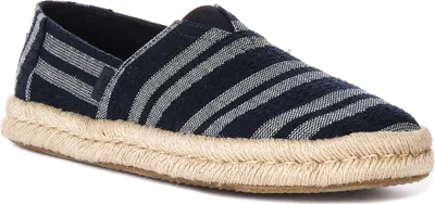 Produktbild von Toms Alpargata Rope 2 In Navy White For Men – 8 UK - 42 EU - 9 US / Navy White