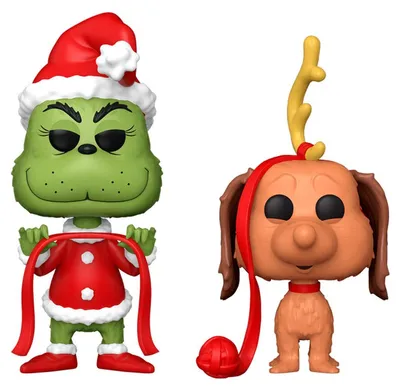 Immagine prodotto di Funko Pop! The Grinch - Zestaw figurkowy Grinch & Max, winylowe postacie