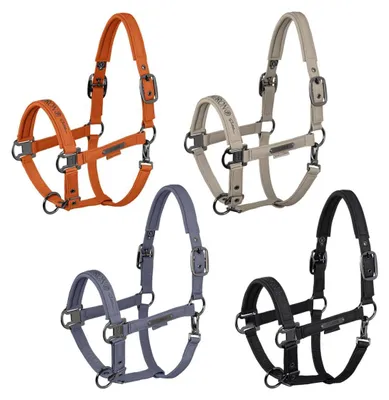 Produktbild von Eskadron Platinum Halfter " SPARKLE DOUBLE PIN ", Stallhalfter Größe - X-Warmblut Farbe - black