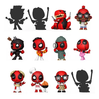 Zdjęcie produktu dla FUNKO Mystery Minis Deadpool, Figurka kolekcjonerska, Film i Seriale