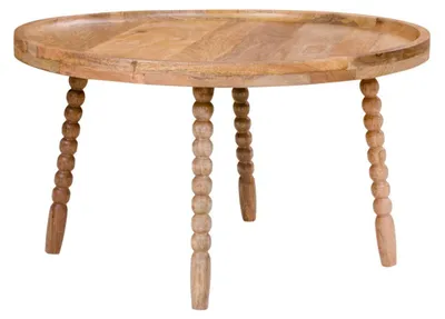 Obrázok produktu pre Konferenčný stolík Jammu z prírodného mangového dreva, ø60×35 cm