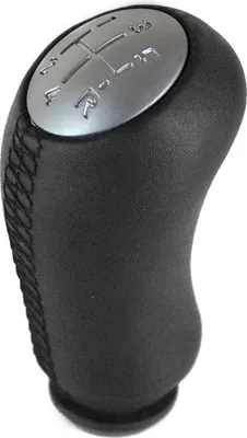Image de Pommeau de levier de vitesse pour Renault Clio 2012-2025 5 vitesses Similicuir Noir