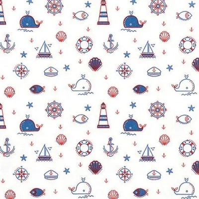 Produktbild von RP 20 Servietten Nautical Pattern - Nautisches Muster 33x33cm