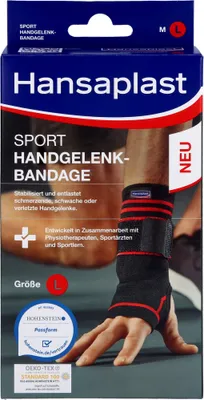 Produktbild von Hansaplast Sport Handgelenk-Bandage Größe L, 1 St. Bandage